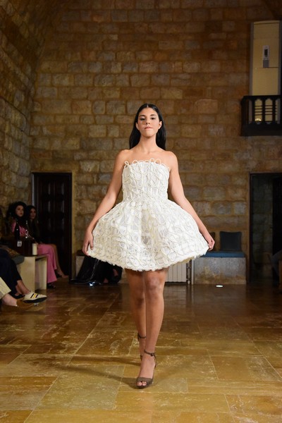Hope Wears Lebanese Fashion Runway part 2 
